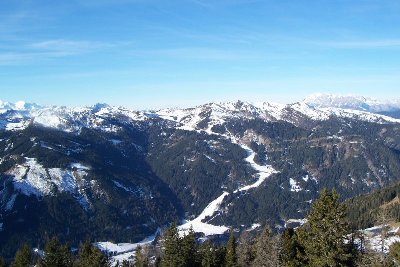 Talabfahrt vom Mooskopf nach Flachauwinkl