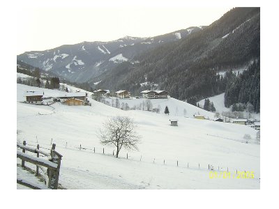 War an Heiligabend im Tal, man könnte meinen es wäre genug Schnee da