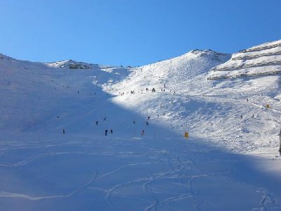 Abfahrt an der 4KSB Lezuo Belvedere