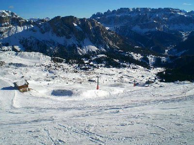 Blick von der Seceda in Richtung Sella