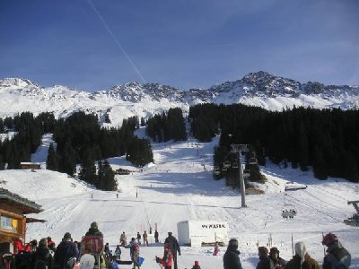 Der neue Heimberglift (05/06). Die Talabfahrt sieht hier gut aus war aber sehr Hart.