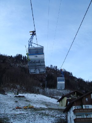 Müllergondelbahn bei der Talstation