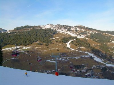 Reiterkogel mit Schneebändern