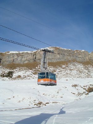 Pendelbahn auf den Bonistock