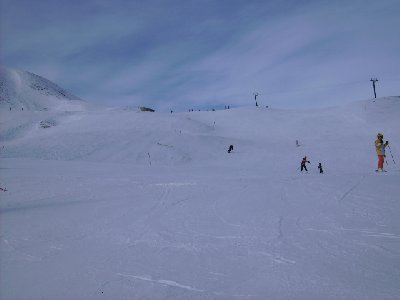 Kornockabfahrt Blick Richtung Paulilift