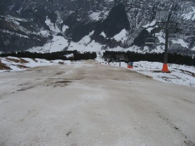 So sah es aus bevor irgendjemand hier runter gefahren ist