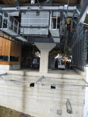 Einfahrt Bergstation