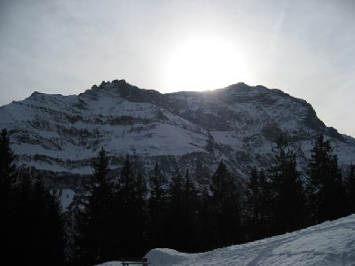 Blick Richtung Laax zum Vorab