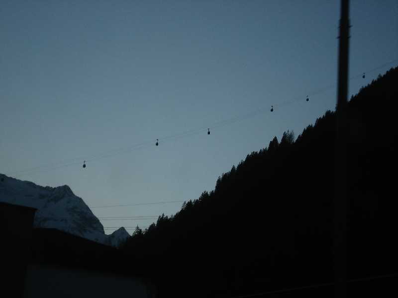 Erste Blicke auf die Penken Bahn