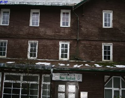 heruntergekommenes Hundseck Hotel/Restaurant