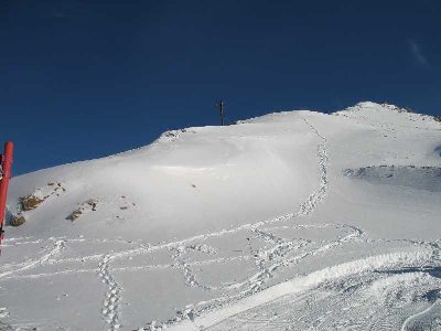 Höchster Punkt des Skigebiets