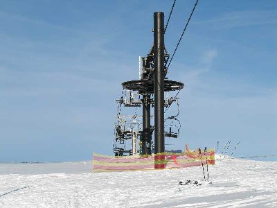 Bergstation des 2er Sessels