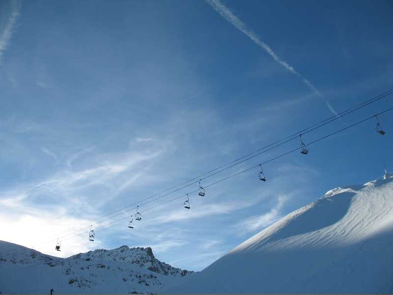 2er Sessel: führt zum höchsten Punkt des Gebietes (2500m)