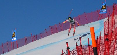 Die Österreicher brachten immerhin drei Fahrer unter die ersten Zehn (im Bild: Mario Scheiber, der wenig später ausschied)