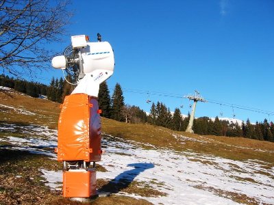 Auf ca. 1100 m am 13. Jänner 2007 - Nordosthang