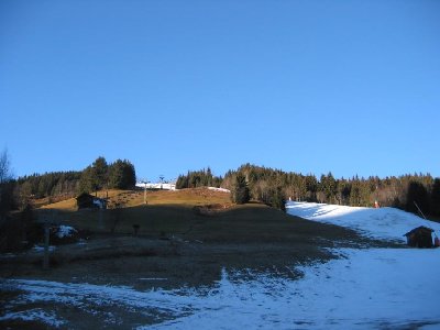 DSB Wagstätt in Jochberg am Morgen des 13. Jänner 2007