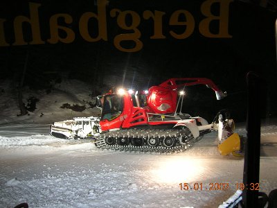 So, gleich wieder rauf mit ihm....