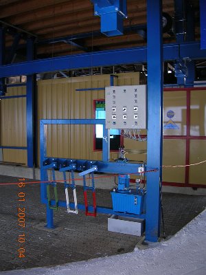 Frei zugängliche Weichensteuerung.