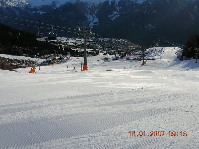 Auch an der Rastbahn ist alles schön glatt.