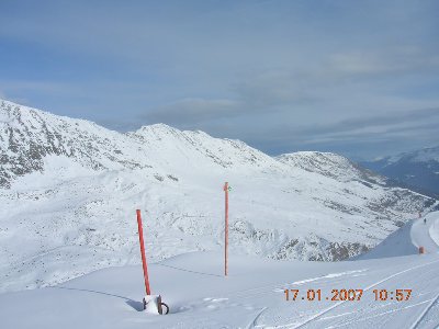 Blick zur Plansegg....schon leichte Schleierwolken.