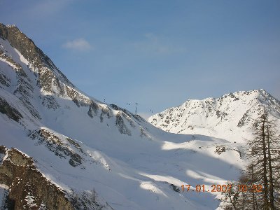 Blick rüber zur Pezid.