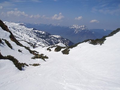Blick nach Westen Richtung Bad Reichenhall und Piding