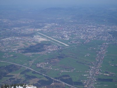 Flughafen und der Euro-Park