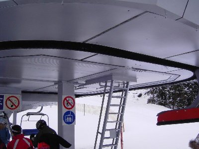 Umlauf zur Garagierung in der Talstation.