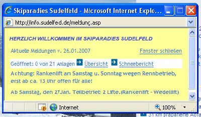 bin mal gespannt ob die diese Saison noch mehr als 3, 4 Lifte öffnen können
