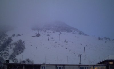 So sah es am Abend in Andermatt aus!