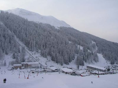 Blick auf die Basisstation