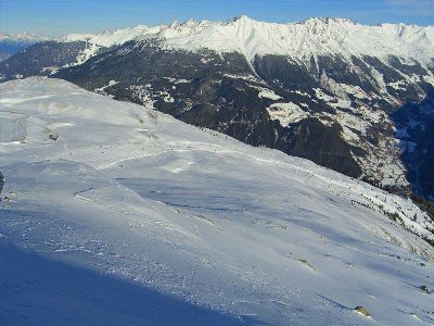 Tolles Panorama an der Frommes-Abfahrt
