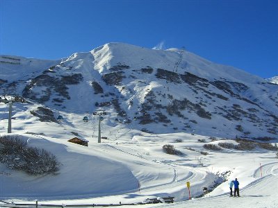 Auf dieser Seite waren leider noch keine Pisten offen, aber es gab ja genügend Alternativen