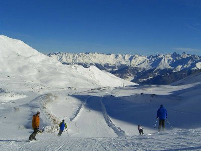 Auf dem Weg zurück nach Serfaus