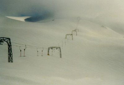 Aus der Nostalgie-Galerie: Skilift Alpsu, Schneerekord im Februar 1999