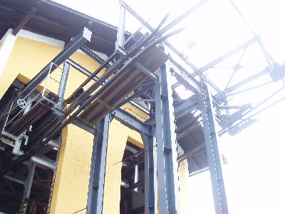 Stütze an der Talstation