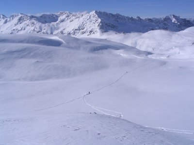 Herrlicher Schnee, schön kalt!