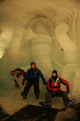 Besuch der Gletschergrotte auf der Grande Motte