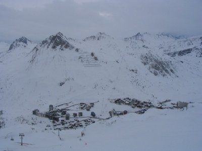 Tignes le Lac am Mo. - warten auf Schnee