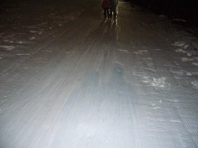 Und nochmal die Piste