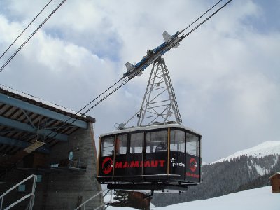 Pendelbahn bei der Talstation