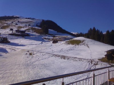 Blick auf Talabfahrt Eggalm