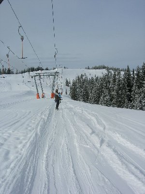 der einzige Ankerlift den man auf der Glemmtalrunde nehmen muß