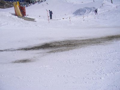 Die Abfahrt 19, was auf dem Bild zu sehen ist ist noch harmlos und so sah es schon um halb 11 aus....