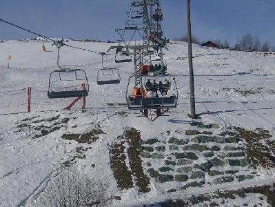 Im 4er Sessel Richtung Tiggiginas