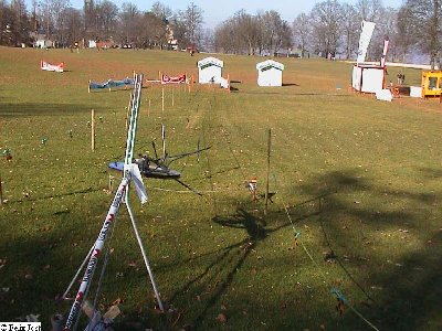 Bergstation kurzer Seillift.