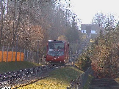 Blick von der Mittelstation in Richtung Bergstation