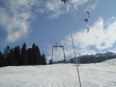Skilift Herrenboden von Sameli Huber
