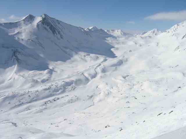 und so schaut der Pezid von der oberen Scheid Bergstation aus