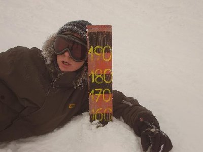 Schneemangel? Watn dat? Auf 160cm Naturschnee ließ es sich bestens fahren!!!!!!!!!!